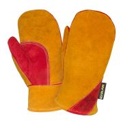 Рукавицы спилковые SIBERIA 0378 (спилок; иск. мех; усил. ладонь)