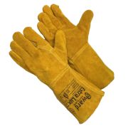 Краги из спилка оранжевого цвета без подкладки GWARD Extra Lux (улучшенная). (арт. XY251)